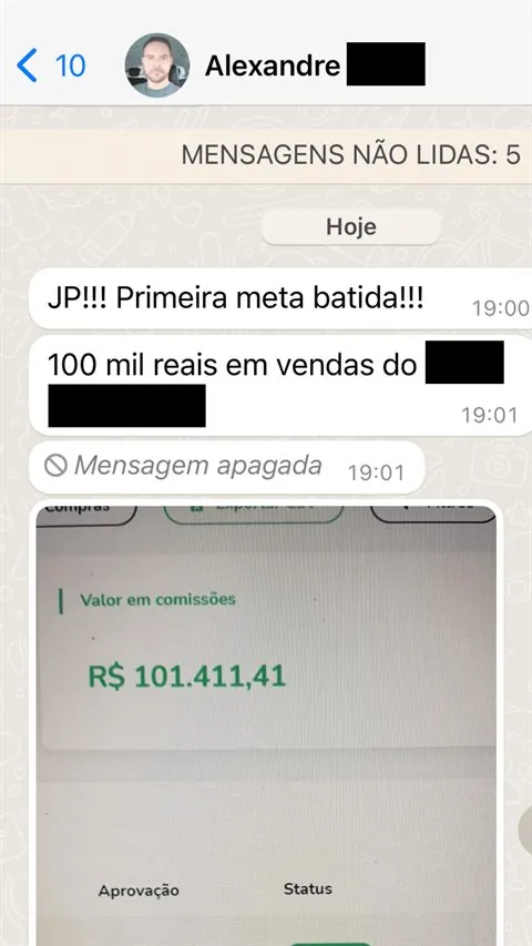 Print de resultado de sócio